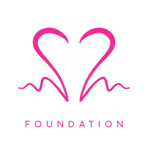 全老年人基金会 (All Seniors Foundation) 的标志，该基金会是一家位于洛杉矶的非营利性老年人援助组织。